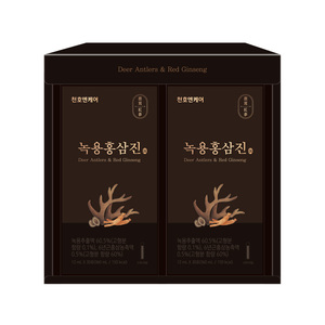 [ChunhoNcare] Barra de Antler de Ciervo con Ginseng Rojo Coreano, 30 Sobres, Bebida Líquida Saludable de Ginseng Panax de 6 Años - Product Image 3