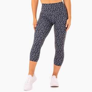 Leggings Capri de Yoga Tricotés Respirants à Taille Haute pour Femmes, Sexy, Moulants, pour le Sport et la Gym - Product Image 5
