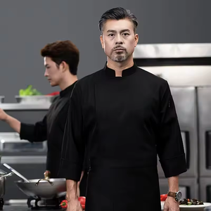 ชุดยูนิฟอร์มพนักงานร้านอาหาร โรงแรม พนักงานเสิร์ฟชายหญิง สำหรับผู้ผลิต OEM พร้อมโลโก้ตามสั่ง - Product Image 2