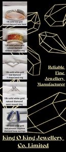 Oem Jewellery Bracelet rond fiable de haute qualité en or blanc massif 18 carats rhodié noir en diamant véritable pour femme Cadeau - Product Image 5