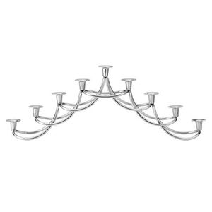 Ménorah de style tendance haut de gamme pour villas, synagogues, temples, éclairage de table, utilisation décorative, porte-bougie de Hanouka - Product Image 2