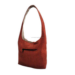 Chic Bohemian bông Hobo chic Tote bãi biển Túi vai Sling phong cách dệt mô hình thiết kế thời trang dành cho phụ nữ cho mùa hè - Product Image 3