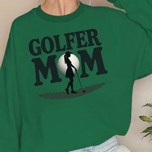 Sudaderas de mujer con diseño temático de golf GOLFER MOM - Product Image 1