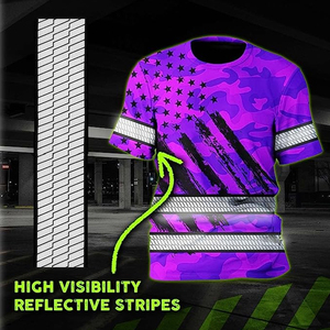 Men's And Women's New <b>Funny</b> Cartoon 3d Print T-<b>shirt</b> Reflective Safety Work <b>Shirts</b> High Visibility Short Sleeve T-<b>shirts</b> - Product Image 3