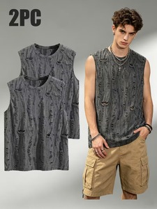 Wholesale Price Urban Clothing Blank Plain Streetwear Gym Fitness <b>Mens</b> <b>Singlet</b> - Product Image 6