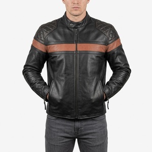 Veste en cuir de vache, protection de poitrine pour moto, gilet de sécurité pour motocross adulte, matériau respirant et coupe-vent, veste de moto tout-terrain - Product Image 4