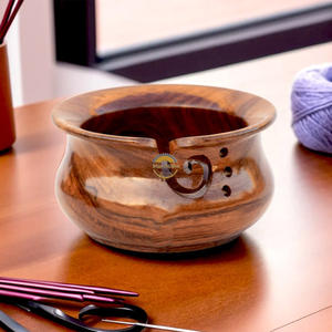 Cuenco de Hilo de Madera Estilo Antiguo, de Teca Pulida Jali, con Decoración Tallada Ovalada, Soporte para Regalos, Hogar, Cocina, Animal, de AYAANS - Product Image 1