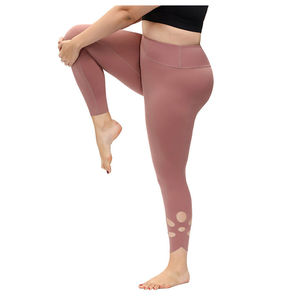 Leggings Deportivos de Cintura Alta para Mujer, Talla XL Plus, No Transparentes, Elegantes, Cintura Elástica, Leggings de Yoga Sin Costuras con Servicio OEM - Product Image 3