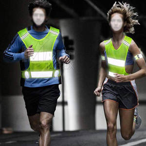 Gilet de course léger haute visibilité, équipement de sécurité réfléchissant pour l'exercice physique en extérieur, gilet de course haute visibilité réfléchissant - Product Image 3