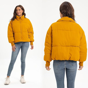 Chaqueta Acolchada Personalizada para Mujer, Servicio OEM, MOQ Bajo, Abrigo de Invierno Cálido, Diseño Transpirable y Resistente al Viento - Product Image 4
