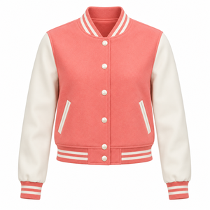 <b>Cheap</b> Price Casual <b>Winter</b> Warm Women's Customizable Varsity Baseball <b>Jacket</b> with Long Sleeves and - Product Image 2