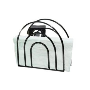 Modern Antique <b>Black</b> Wire Metal Napkin Holder Desktop <b>Paper</b> Stand Iron Napkin Dispenser for Table Decoration For Hotel For Home - Product Image 6