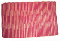 Sets de table rectangulaires réutilisables en bambou de qualité supérieure, design rétro, Sambu