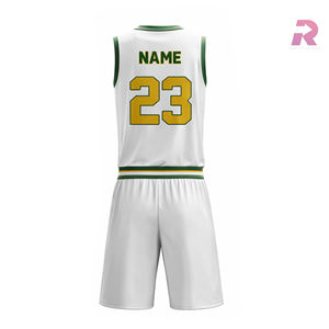NUEVO DISEÑO Conjunto de Uniforme de Baloncesto Personalizado con Impresión, Ropa Deportiva Directa de Fábrica, Uniformes para Equipos, Tallas Grandes, Absorbe la Humedad - Product Image 3