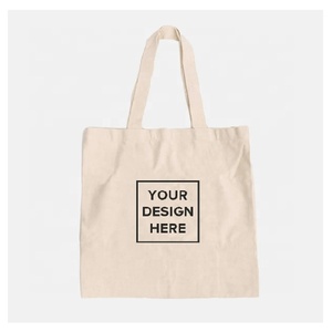Sac en toile de coton pur taille et Logo personnalisés coton réutilisable approuvé par GOTS hommes et femmes shopping sacs fabriqués à la main pour l'épicerie - Product Image 4