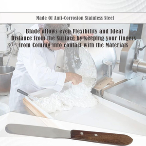 Espátula de Chef Resistente para Emplatar, Útil para Chefs, con Mango de Acero Inoxidable Resistente al Calor, para Cocinar y Asar - Product Image 3