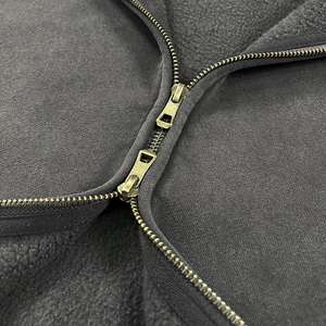 Sweat à capuche streetwear personnalisé de haute qualité, en molleton uni, style vintage, coupe oversize, délavé à l'acide, effet soleil, effet usé, unisexe - Product Image 4