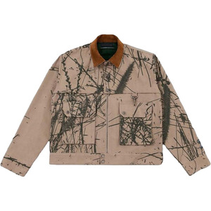 Durable Men's Winter Streetwear 100% Cotton <b>Canvas</b> <b>Jacket</b> Front Logo Quick Dry Breathable Eco-Friendly for Travel Outdoor Use - Product Image 5