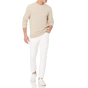 Jeans slim fit blancs personnalisés pour hommes, pantalons en denim pour un style décontracté, streetwear, mode estivale, usage quotidien et vêtements personnalisés - Product Image 3