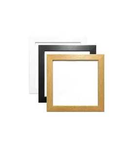 Wood Rectangle Eco-Friendly Custom Print Photo <b>Frame</b> Minimalist <b>Design</b> <b>Wall</b> Mount Horizontal Orientation Light Brown Finish - Product Image 6