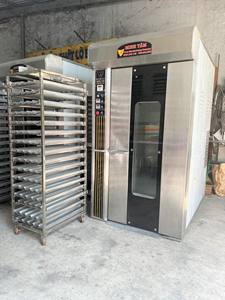 เตาอบโรตารี่ 16 ถาด สภาพใหม่ รับประกัน 1 ปี ปี 2025 สำหรับเบเกอรี่ 2025 ใช้ไฟ 380V มอเตอร์ไฟฟ้าคุณภาพเวียดนาม สำหรับแป้ง อัตโนมัติ พกพาสะดวก - Product Image 6