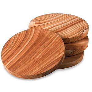 Sous-verres décoratifs en bois imprimés pour la cuisine, sous-verres en bois personnalisés avec logo et impression - Product Image 2