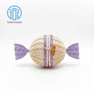 Cesta de dulces de ratán Gergean hecha a mano, elegante y de gran venta, para Ramadán y Eid, bandeja de regalo para dulces - Product Image 1