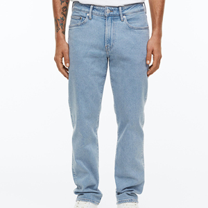 Pantalones Vaqueros de Mezclilla para Hombre, Corte Recto, Cintura Media, Ajuste Regular, Algodón, Casuales |   Pantalones de Invierno Estilo Vintage para Streetwear | - Product Image 2