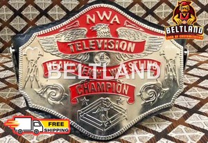 Cinturón de Campeonato de Lucha Libre Profesional NWA para Adultos, Aleación de Zinc, Forro de Cuero PU de 2mm/4mm, Personalizable, Cómodo y de Alta Calidad - Product Image 1