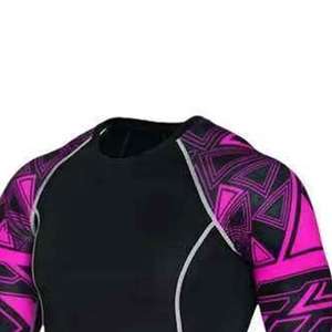 Nueva Camiseta de Compresión Personalizada para Hombre, Manga Larga, Transpirable, de Secado Rápido, para MMA y BJJ, de Poliéster/Nailon, al por Mayor - Product Image 3