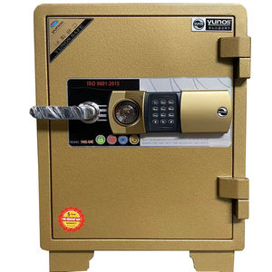 Caja Fuerte Electrónica Digital con Cerradura de Llave YUNOS YNS-59E, Caja Fuerte Ignífuga para Montar en la Pared con Protección Óptima Contra Robos - Product Image 1