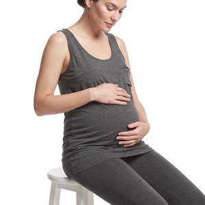 Débardeur de maternité de haute qualité pour femmes enceintes, sans manches, pour allaitement, débardeur d'allaitement pour femmes - Product Image 3