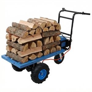 Carrello Elettrico da Giardino con Motore 24V DC 700W, Capacità di Carico 300 Kg, con Manico in Metallo - Product Image 4