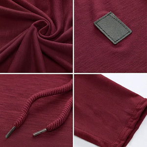 Adjustable Drawstring Men's Training Hoodie High Quality Polyester Cotton Blend Material Anti Wrinkle Eco Friendly Custom Hoodie - Product Image 4