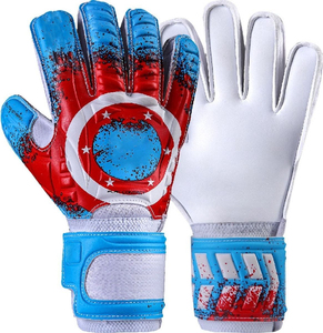 ถุงมือผู้รักษาประตูฟุตบอลมืออาชีพ หนาพิเศษ กันลื่น สำหรับผู้ชาย ผลิตจากยางลาเท็กซ์ ทนทานต่อการสึกหรอ เหมาะสำหรับการฝึกซ้อม ผลิตในประเทศปากีสถาน - Product Image 3