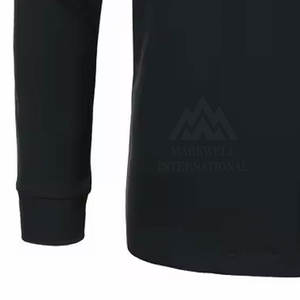 Polos de manga larga transpirables y ligeros para hombre a precio razonable, polos de manga larga de color sólido para hombre hechos en Pakistán. - Product Image 5