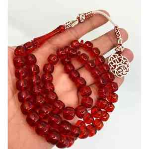 Classic Islamic Tasbih Prayer <b>Beads</b> Solid Color Resin <b>Plastic</b> Classic Look - Product Image 2
