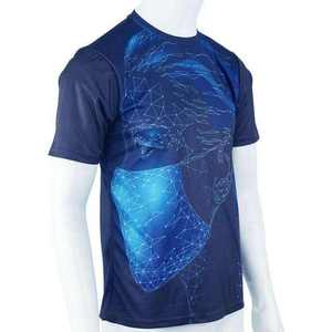 <b>Men's</b> <b>Shirts</b> Unisex Sublimation Gym <b>Shirts</b> Moisture Wicking Poly Spandex Blend Elastic Workout Tee Custom Printing Fitness Tops - Product Image 3