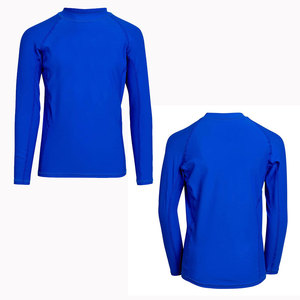 เสื้อแรชการ์ดแขนยาวสำหรับผู้ชาย ระบายอากาศได้ดี ผลิตจากไนลอน 100% ป้องกันแสงแดดได้ดีขึ้น สีชมพู แบบยูนิเซ็กส์ - Product Image 1