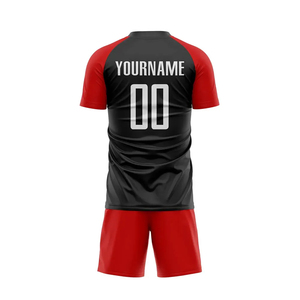 Uniformes de Fútbol Personalizados con Impresión por Transferencia de Calor, 100% Poliéster, Secado Rápido, Impermeables, Antibacterianos, Manga Corta para Jugador - Product Image 5
