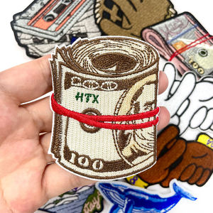 Custom 3D Personalized Embroidery Patch Manufacturer Heat Press <b>Iron</b> On Sew On Embroidered Badge for Clothing Hats Trucker Caps - Product Image 5