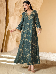 Fabricants d'abayas, abayas sur mesure pour femmes, robe musulmane, abaya de luxe Dubaï, abaya en gros, robe abaya modeste, abaya femmes, ODM en gros - Product Image 3