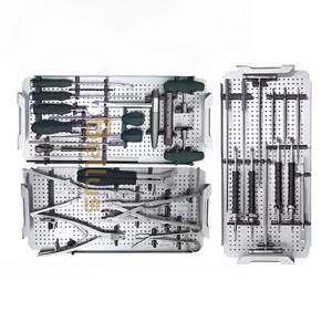 Spine Fixation Instrument <b>Set</b> Stainless Steel Manual Pedicle <b>Screw</b> System Orthopedic Spinal Surgery Kit CE Certified Class I - Product Image 3