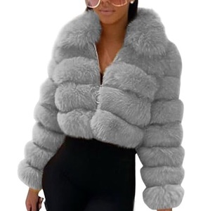 Veste en fourrure de renard pour femme, design unique, haute qualité, respirante, tissée, veste d'hiver, écologique, personnalisable, vente en gros, OEM, ODM - Product Image 2