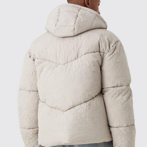 Wholesale Men’s Puffer <b>Jacket</b> For Winter Custom Casual Outdoor Wear For Men's Windproof <b>Zipper</b> Closure Side <b>Pockets</b> Men's Coat - Product Image 2