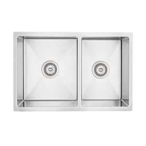 Évier THCSS-0361 en acier inoxydable 304 fait à la main, double cuvette, anti-rayures, drainage silencieux, parfait pour les cuisines professionnelles - Product Image 3