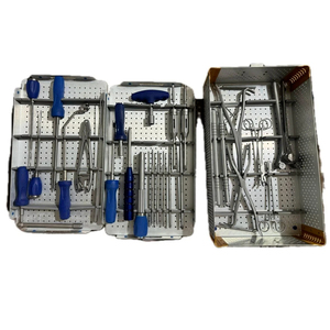 Ensemble d'instruments chirurgicaux orthopédiques SURGINEXA de haute qualité pour la fixation osseuse et la chirurgie traumatique avec plateau, certifié CE Classe I - Product Image 1