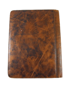 Soft & Supple Brown Genuine Buffalo Leather Being Handmade From 100% Natural Leather Our Documets <b>Holder</b> Can Vary Look And Shade - Product Image 4