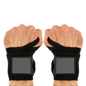 สายรัดข้อมือแบบหนาสำหรับยกน้ำหนัก ออกกำลังกายในยิม สีและโลโก้สั่งทำได้ บริการ OEM ระบายอากาศได้ดี ดีไซน์สำหรับทุกเพศ - Product Image 4