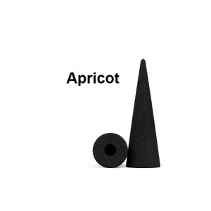 Natural Apricot <b>Incense</b> <b>Cones</b> Wholesale Supply From Best Brand <b>Incense</b> <b>Cones</b> Backflow <b>Incense</b> <b>Cones</b> (Black) - Product Image 1